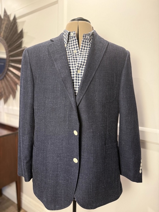 Brooks Brothers Other - Brooks Brothers Navy Blazer with Butterfly Print Lining 🦋